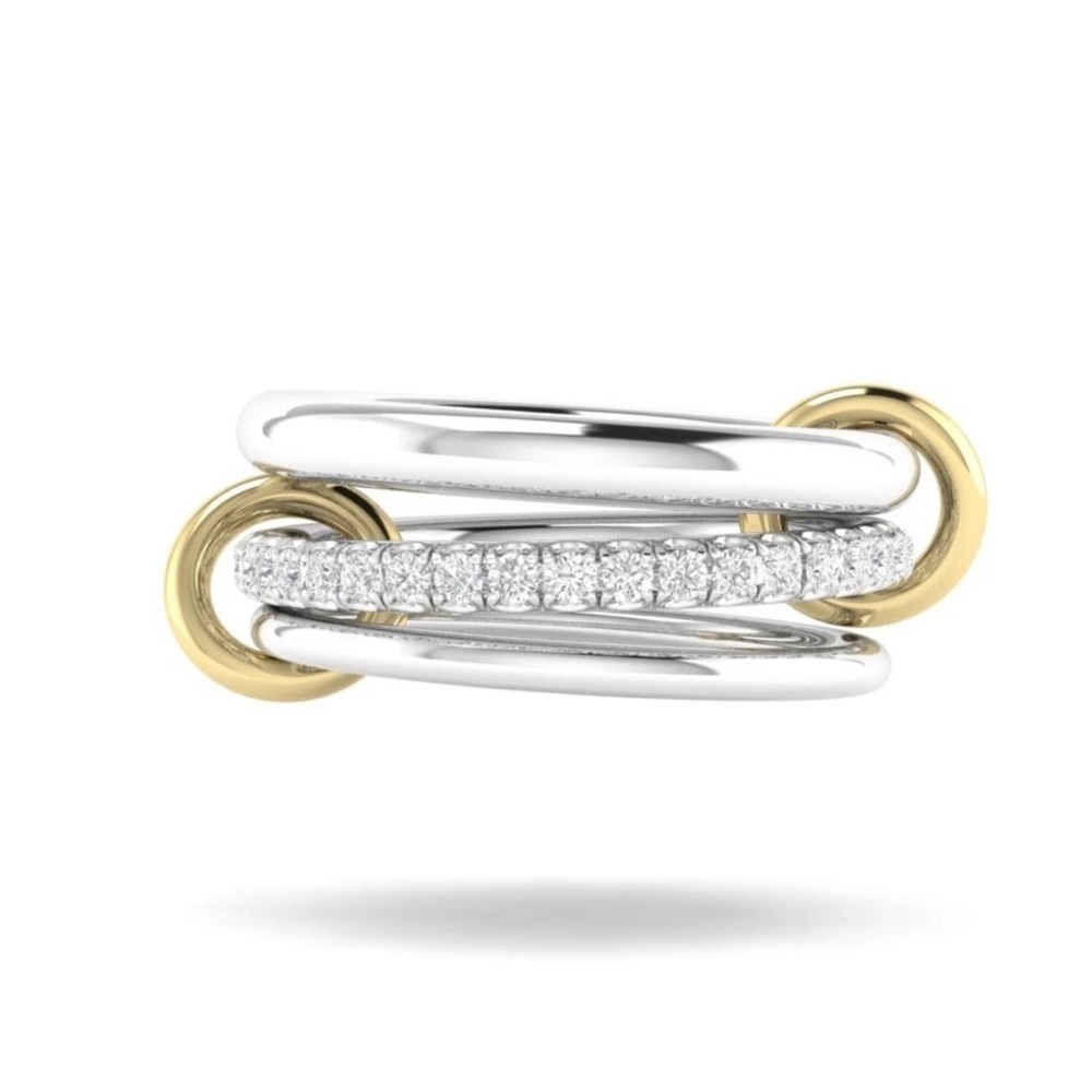 Spinelli Kilcollin custom 3 band diamond ring